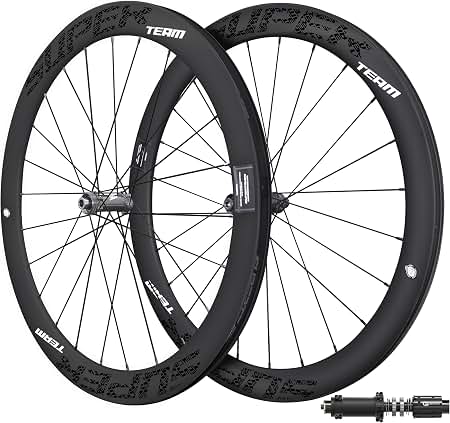 Amazon.com: ELITEWHEELS SLR 700c Carbon Wheels 38/50/55mm Carbon